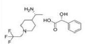 (R)-1-(1-(2,2,2-三氟乙基)哌啶-4-基)乙烷-1-胺R-扁 桃酸盐